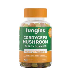 Podpora energie a vitality – Cordyceps je tradične využívaný na posilnenie vytrvalosti a fyzickej výkonnosti Pomoc pri únave a vyčerpaní – prírodný adaptogén, ktorý podporuje odolnosť organizmu Podpora imunity a regenerácie – vďaka obsahu antioxidantov a bioaktívnych látok Vegánske & bez želatíny – pektínové gummies vhodné aj pre vegetariánov Skvelá chuť mango & ananás Prirodzená podpora energie bez kofeínu