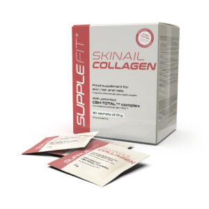 Prémiový doplnok stravy pre pleť, vlasy a nechty SKINAIL COLLAGEN predstavuje špičku v starostlivosti o krásu zvnútra . Tento prémiový doplnok stravy bol vytvorený pre tých, ktorí hľadajú maximálnu silu kolagénu v jednej dávke a nechcú robiť kompromisy. Vďaka vysokej koncentrácii kolagénu patrí SKINAIL COLLAGEN medzi najintenzívnejšie kolagénové produkty vo svojej kategórii . Je určený na podporu pevnosti, pružnosti a vitality pleti a zároveň na starostlivosť o vlasy a nechty, ktoré sú každodenne vystavené záťaži. Minimalistické zloženie, dôraz na kvalitu a čistotu robí z tohto doplnku luxusnú voľbu pre náročných zákazníkov , ktorí chcú podporiť svoj vzhľad na najvyššej úrovni. V čom je tento Collagen výnimočný: Obohatený o vitamíny skupiny B a zinok, doplnok vďačí za svoju zvláštnu účinnosť patentovanému komplexu CBH-TOTAL™ na báze kolagénu a rastlinných extraktov. Tento komplex, vyvinutý v našich laboratóriách na podporu normálnej údržby pleti, vlasov a nechtov, obsahuje: extrakty z čučoriedok a hrozna, ktoré pôsobia na mikrocirkuláciu a prispievajú k okysličeniu tkanív Kolagén obohacujúci SKINAIL COLLAGEN sa vyznačuje mimoriadnou koncentráciou bielkovín (92 g na 100 g) Prečo si vybrať SKINAIL COLLAGEN: extra vysoký obsah kolagénu 12 400 MG v každej dávke prémiová kvalita pre viditeľnú starostlivosť o krásu podpora pevnosti a pružnosti pleti ideálny pre vlasy a nechty bez lesku a vitality vhodný pre ženy aj mužov, ktorí chcú to najlepšie Prémiová starostlivosť bez kompromisov SKINAIL COLLAGEN je viac než len výživový doplnok – je to každodenný rituál krásy , ktorý podporuje prirodzený vzhľad, sebavedomie a pocit luxusu. Použitie: Užívajte podľa odporúčaného dávkovania uvedeného na obale. SKINAIL COLLAGEN – keď chcete to najsilnejšie a najkvalitnejšie riešenie v starostlivosti o pleť, vlasy a nechty .