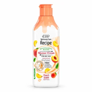 EVA Optimum Care Shower Cream Peach - sprchový krém s vôňou broskyne pre suchú pokožku 370 ml